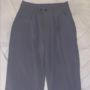 SHEIN Charcoal Gray Women's Trousers
